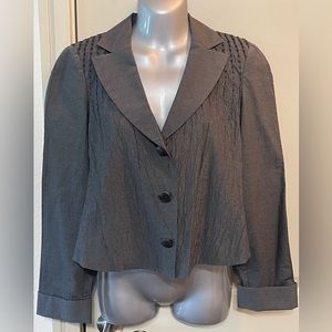 Emporio Armani - Black silver silk jacket